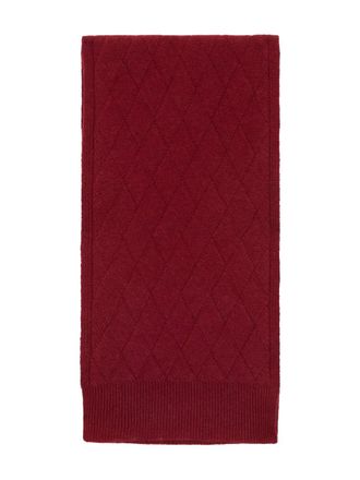 Malo diamond-pattern scarf - Rood