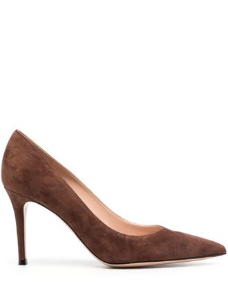 Gianvito Rossi Gianvito suede pumps - Brown
