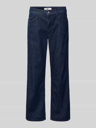 Brax Brax Cropped Straight Leg Jeans aus Baumwoll-Mix in Marine, Gr&ouml;&szlig;e 42