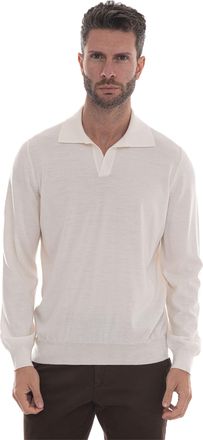 Gran Sasso Polo manica lunga Bianco Gran Sasso Uomo