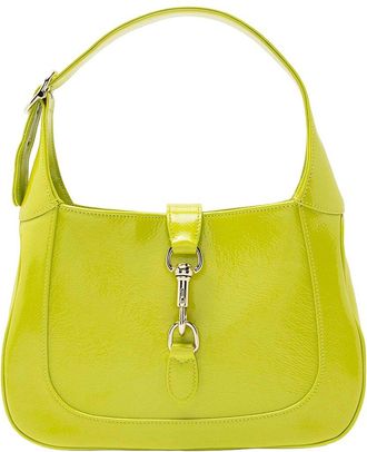 Gucci Green Leather Jackie Small Shoulder Bag (Authentic Pre-Loved)