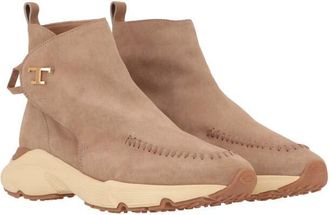 Tod's Womens Medium Taupe Sneaker, Size 7