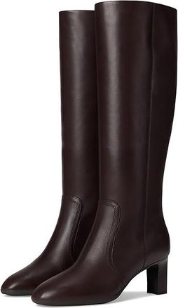 Cole Haan Grand Ambition 2.0 Autumn Boots Womens Boots Dark Chocolate Leather/Dark Brown Stack : 8.5 B - Medium