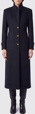 Pinko Cappotto lungo monopetto in misto lana e cashmere con collo alto