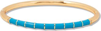 Brook & York Newport Enamel Bangle in Gold/Turquoise at Nordstrom Rack