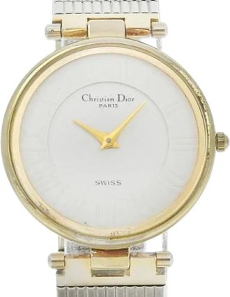Dior Pre-owned Stainless Steel watches - Dames - Vintage Horloges - Wit - ONE Size - Vintage