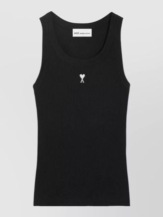 Ami ribbed tank top
