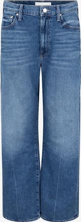 Mother Jeans mit weitem Bein aus Baumwolle The Dodger Ankle