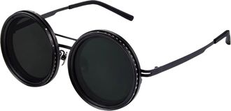 Generic Stepless Polarized Glasses - Design, Round Shade Lens, Driving Eye Protection, Glasses | Enhanced Design Visual Support For Riders Passengers Wanderer