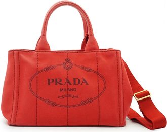 Prada Prada stoffen draagtas Canapa