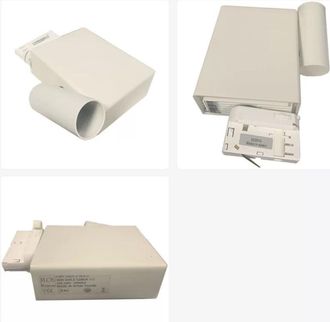 FLOS F2449009 Fort Knox 2 Trac Proyector Sobre Carril Blanco Para Bombilla 35w Gx8.5 Cdm-r111