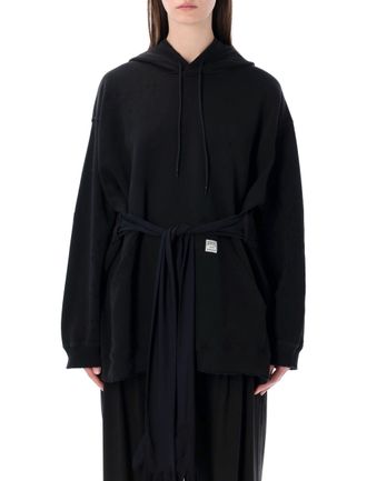 Maison Margiela Gloves Integrated Cotton Mini Dress