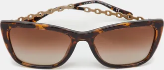 Coach Havana/brown Gradient Hc8257U Cat-Eye Sunglasses