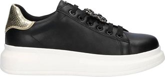 Renato Garini Womens Butterfly Platform Sneaker In Black