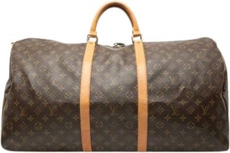 Louis Vuitton Pre-owned Weekend Bags, female, Brown, Size: ONE SIZE Pre-owned Fabric Travel Bag
