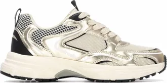 Refresh Womens Casual Sneakers In Gold
