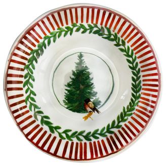 Arcucci Round tray d. 31 Christmas red