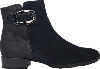 Gabor Schoenen, Dames, Blauw, 36 EU, Suède, Blauwe Enkellaars voor dames