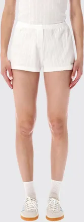 Sporty & Rich Pantaloncini jogging in cotone a vita media
