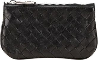 Bottega Veneta Pre-owned Mini Bags, male, Black, Size: ONE SIZE Pre-owned Coin Case