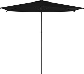 vidaXL Sombrilla De Jard&iacute;n 270 X 270 Cm Poli&eacute;ster Rectangular Negro Vidaxl