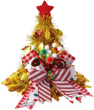 OEM Adornos Para La Cima Del &Aacute;rbol De Navidad Con Dise&ntilde;o De Gorro De Pap&aacute; Noel - 05