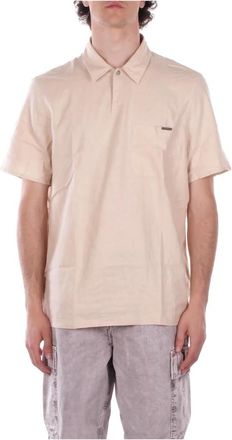 John Richmond Ump 26364Po - Heren - Polos - Beige - S - Tops