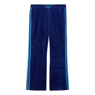adidas (WMNS) adidas x Avavav Velour Track Pant Asia Sizing Dark Blue KD1493