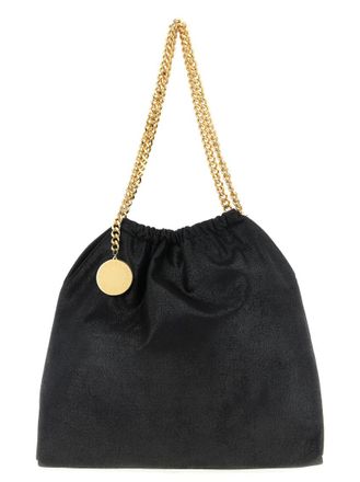 Stella McCartney Black Falabella Drawstring Shoulder Bag