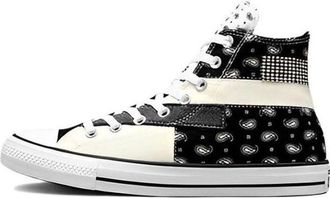 Converse Chuck Taylor All Star High Top Hacked Patterns Black Paisley A05056C