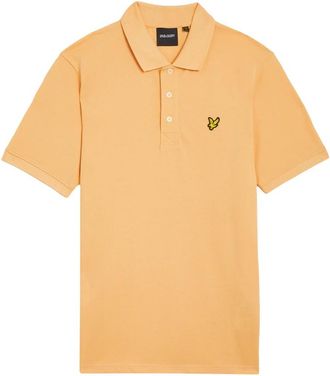 Lyle & Scott Polo Shirt - Heren - Polos - Oranje - S - Katoen - Tops