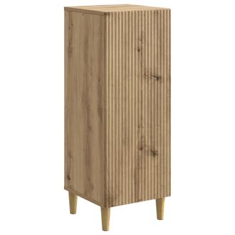 vidaXL Aparador Roble Artisan 33 X 34,5 X 90 Cm Madera De Ingenier&iacute;a Vidaxl