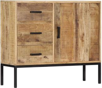 vidaXL Sideboard 88x30x71 cm Solid Mango Wood vidaXL