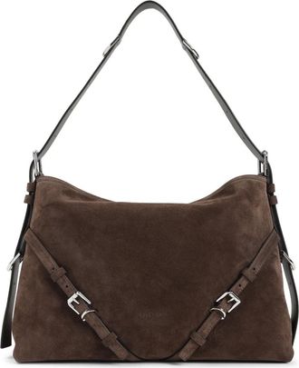 Givenchy Shoulder Bags, female, Brown, ONE SIZE, Voyou Medium Shoulder Bag