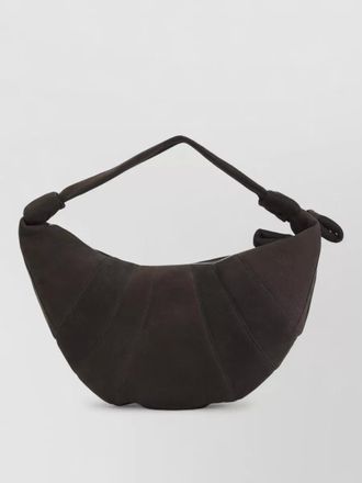 Christophe Lemaire leather croissant clutch bag