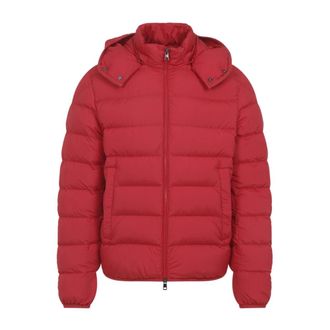 Moncler Down Jackets, male, Red, Size: 2XL Montbrocq Jacket