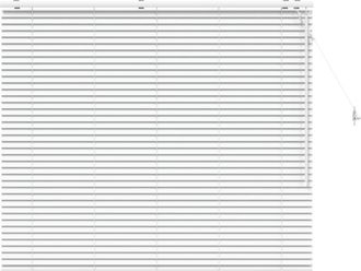 vidaXL Persiana Veneciana Blanco 145 X 130 Cm 35 Mm Vidaxl