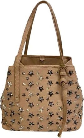 Jimmy Choo London Pre-owned Handbags, female, Pink, Size: ONE SIZE Pre-owned Leather Handbag