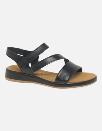 Gabor Womens Oporto Womens Sandals - Black - Size: 4.5