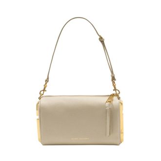 Marc Jacobs Snapshot Schoudertas - Dames - Schoudertassen - Beige - ONE Size - Leer - Tassen