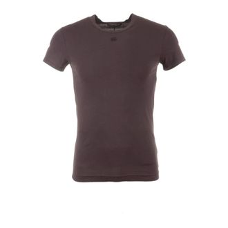 Dolce & Gabbana Short Sleeve T-Shirt - male - Dolce & Gabbana - T-Shirts - Brown - S - Tops
