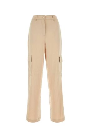 パンツ Michael Kors PANTS (MT53H0DJLW NICKEL) Drapey Satin Wide Leg Pants | Michael Kors [US]