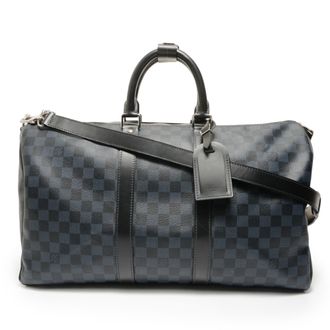 Louis Vuitton Damier Black Damier Canvas Boston Bag (Pre-Owned)