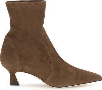 Stuart Weitzman Womens Ankle Boots Vinnie Cigar Calf Leather