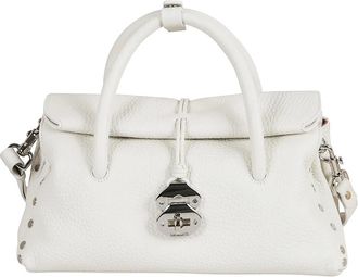 Zanellato Dames, Tassen, Wit, Maat: ONE Size Leer