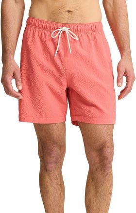 Tommy Bahama Naples Surf Seersucker Volley Swim Trunks in Tutti Frutti at Nordstrom, Size Xx-Large