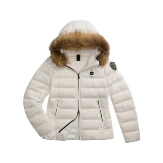 Blauer Chaqueta corta de plum&oacute;n Arcadia - Jackets - Mujer - Blanco - L