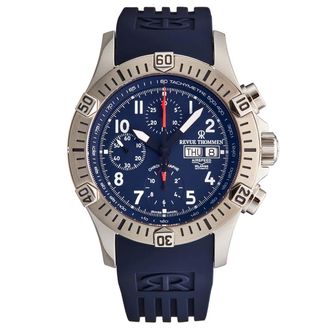 Revue Thommen Air speed Chronograph Automatic Blue Dial Mens Watch 16071.6825