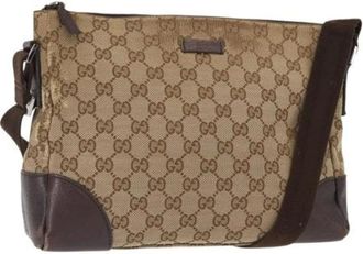 Gucci Pre-owned Cross Body Bags, female, Beige, Size: ONE SIZE Pre-owned