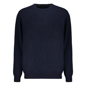 Moorer Cashmere Knitwear, male, Blue, 3XL, Jumper with long sleeves